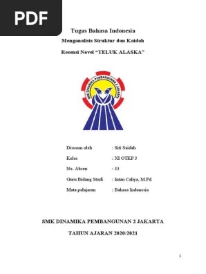 Resensi Novel Teluk Alaska | PDF