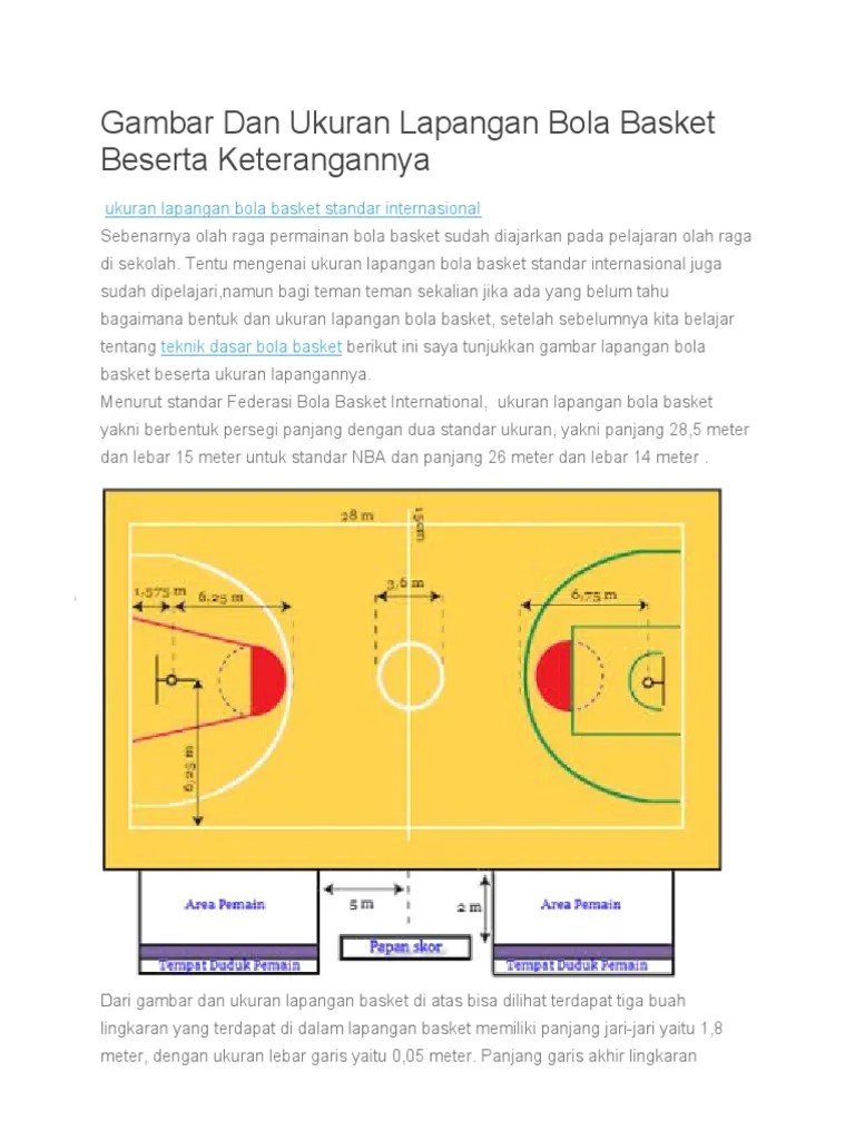 Gambar Lapangan Basket