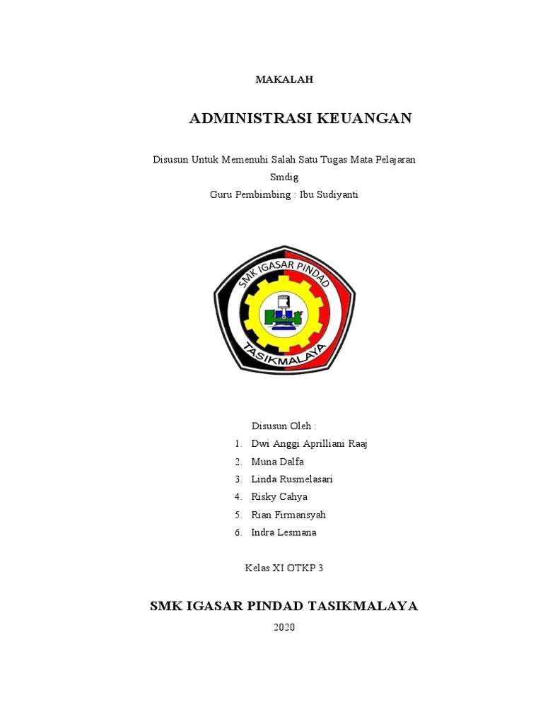 MAKALAH Administrasi Keuangan | PDF