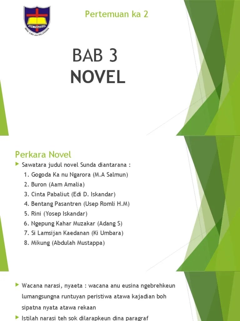 Bab 3 NOVEL Kelas 9 (Pertemuan Ke 2) | PDF