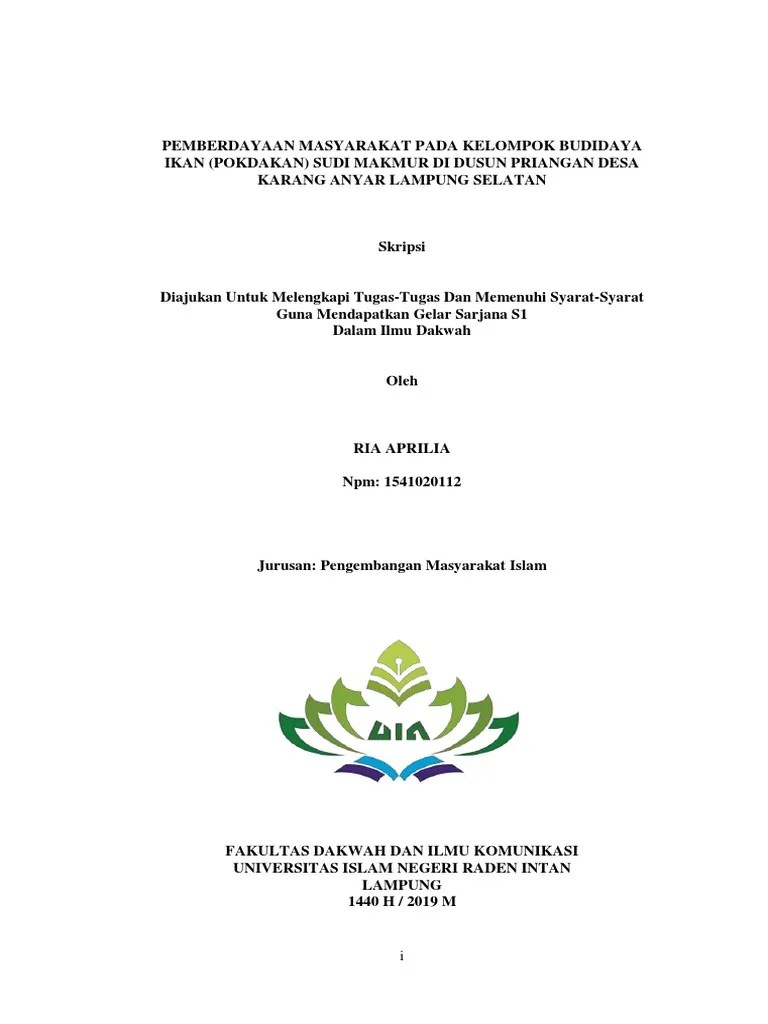 Skripsi Ria Aprilia | PDF