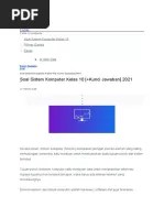 Soal PAT Siskom | PDF