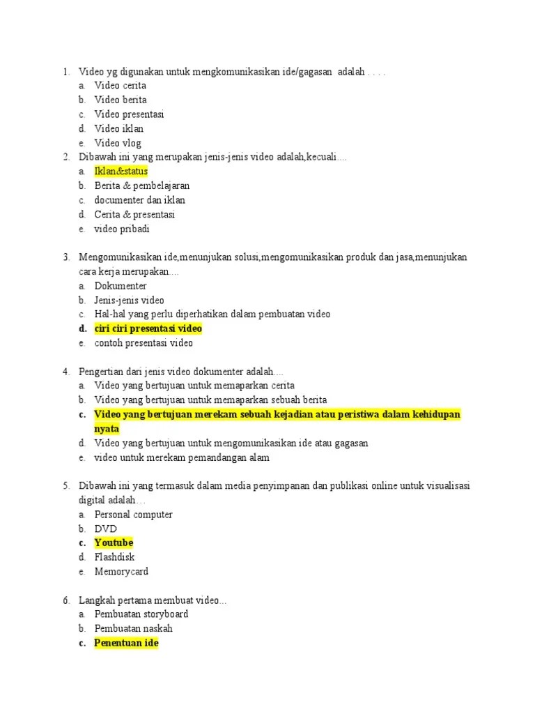 Soal Simdig (Akhir Semester 2) | PDF