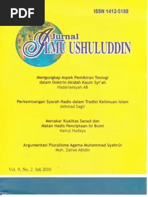 ARTIKEL Ushuluddin Eksistensi Psi. Islam | PDF