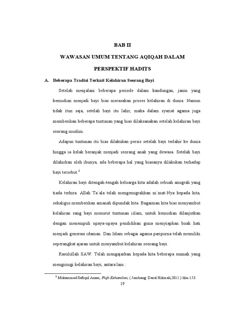 Bab Aqiqah | PDF