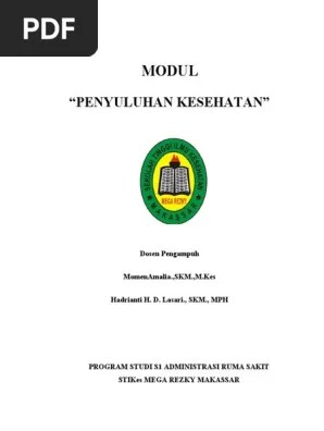 Modul Penyuluhan Kesehatan | PDF