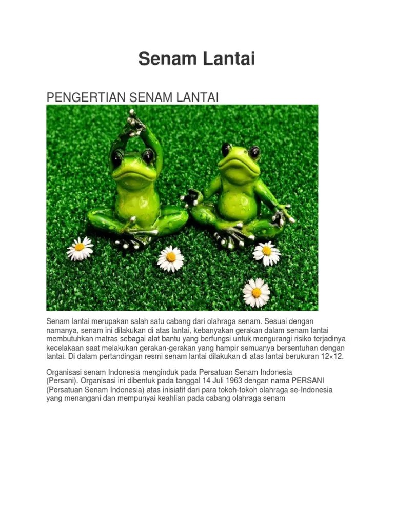 Senam Lantai | PDF