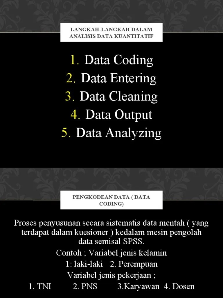 Pertemuan 4 Analisis Data Kuantitatif | PDF