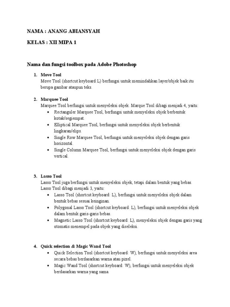 TUGAS TIK 1 [Anang Abiansyah] | PDF