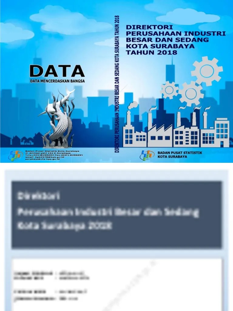 Direktori Perusahaan Industri Besar Dan Sedang Kota Surabaya 2018 | PDF