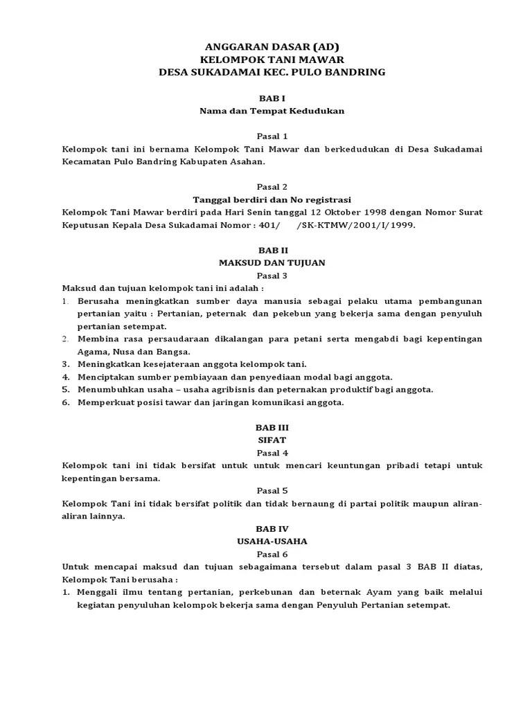 Ad Art Kelompok Tani Mawar | PDF