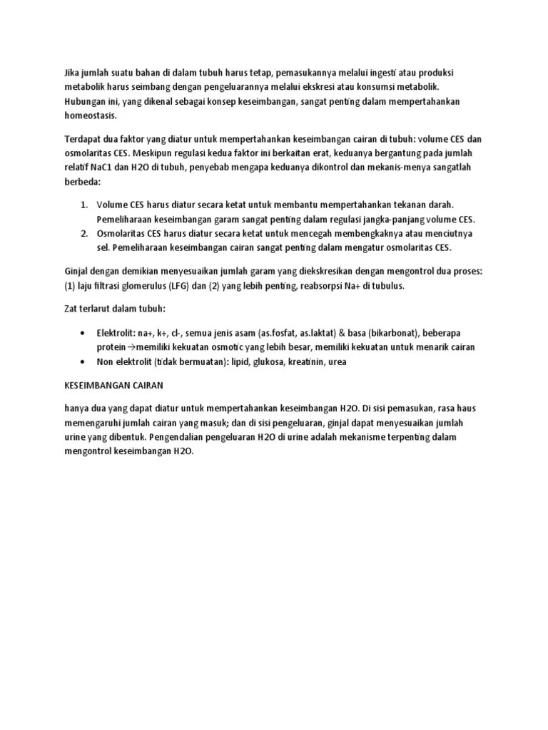 Makalah Keseimbangan Asam Basa | PDF