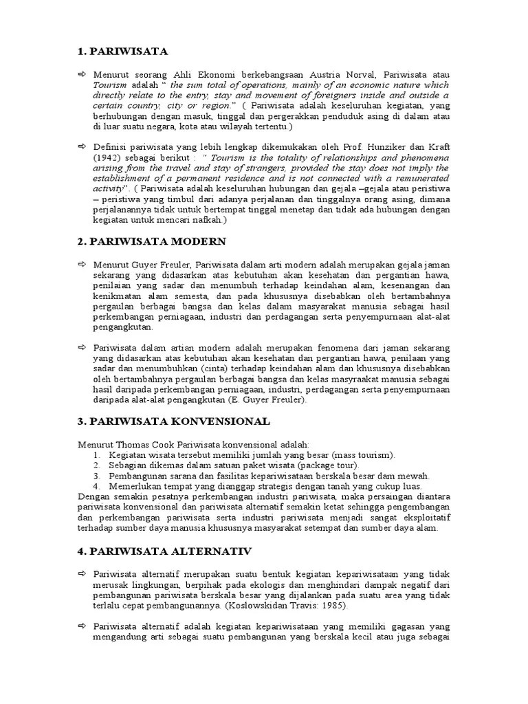 Tugas EKOWISATA | PDF