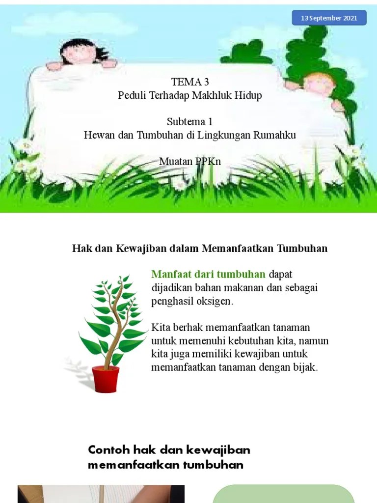 Tema 3 sub tema 1 PPKn | PDF