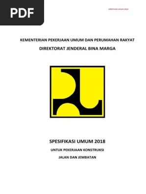Spesifikasi Umum BM 2020 | PDF