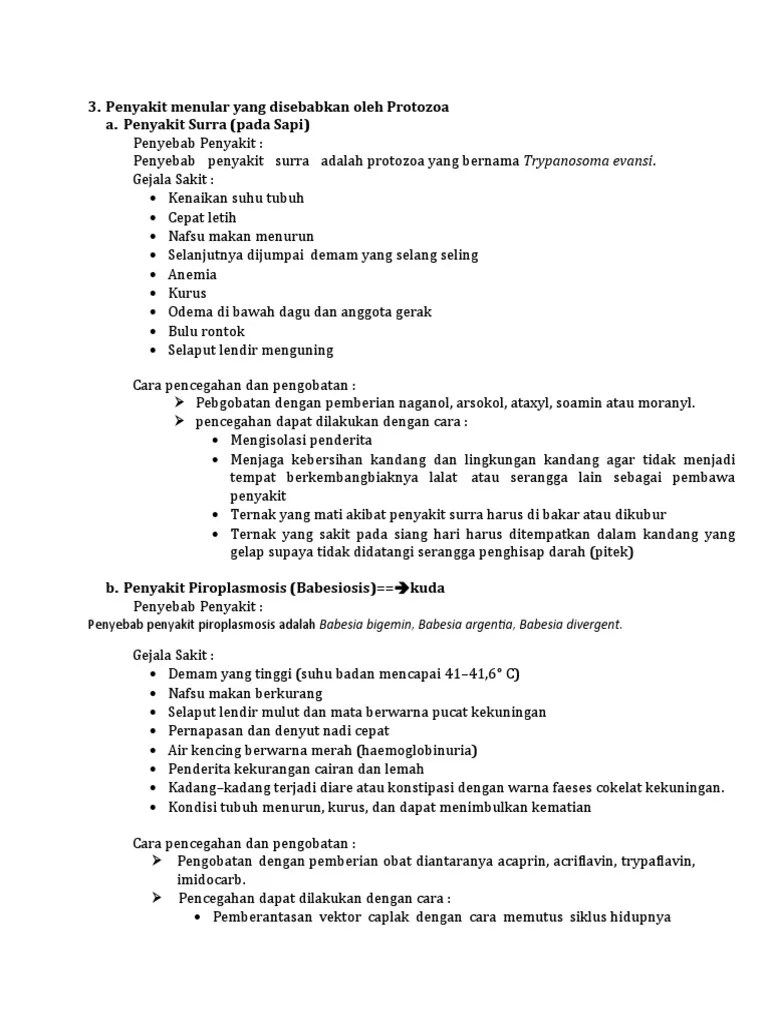 Lanjutan Darkes Protozoa | PDF