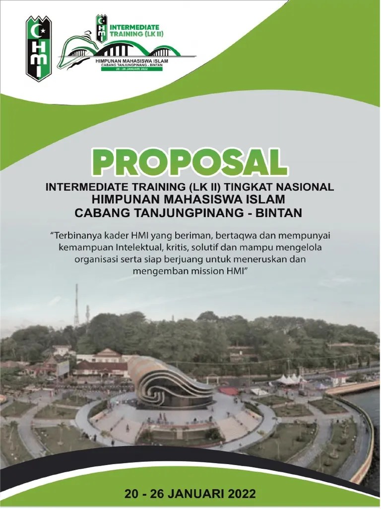 Proposal LK2 HMI Cabang Tanjungpinang - Bintan | PDF