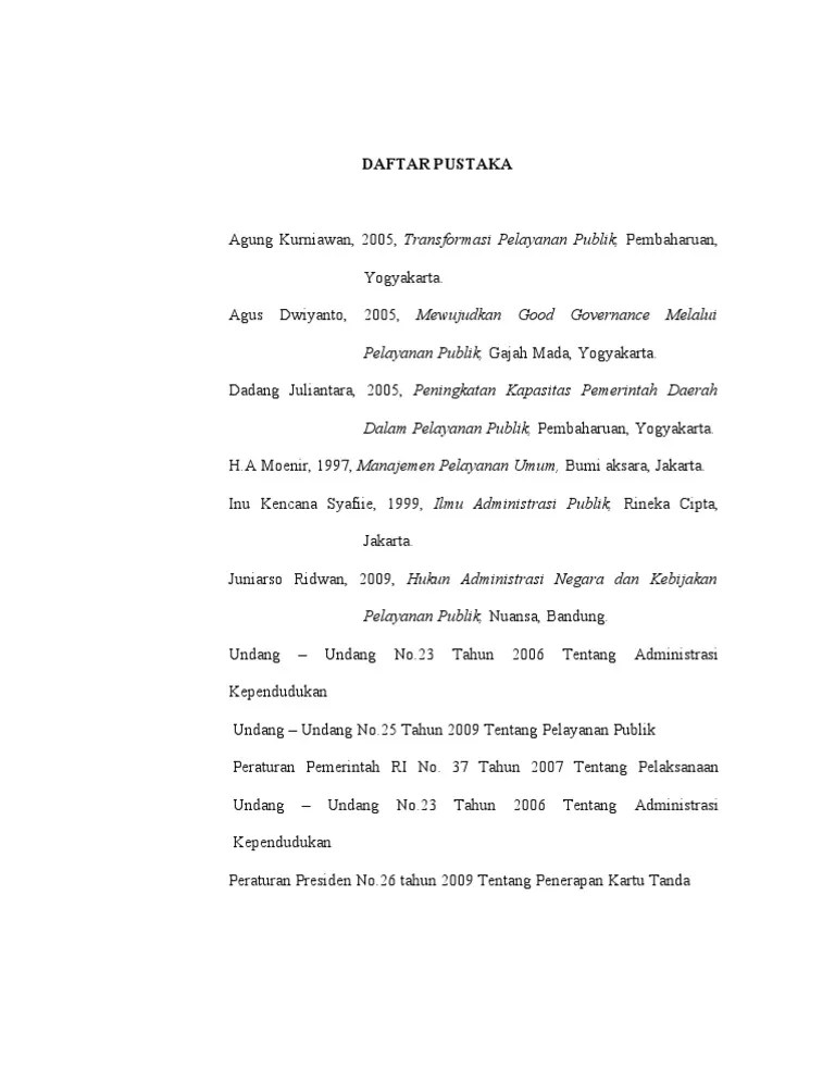 Daftar Pustaka | PDF