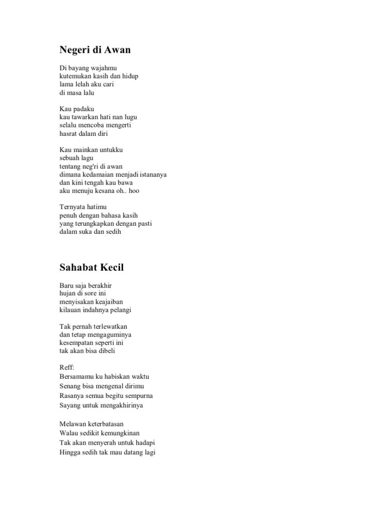 Negeri Di Awan-Sahabat Kecil | PDF