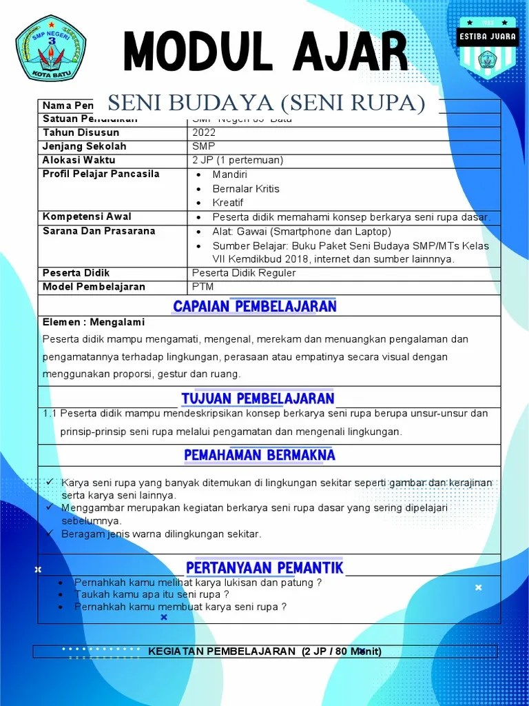 Pengertian Grafis Sebagai Dasar Pembelajaran Seni Rupa Modern