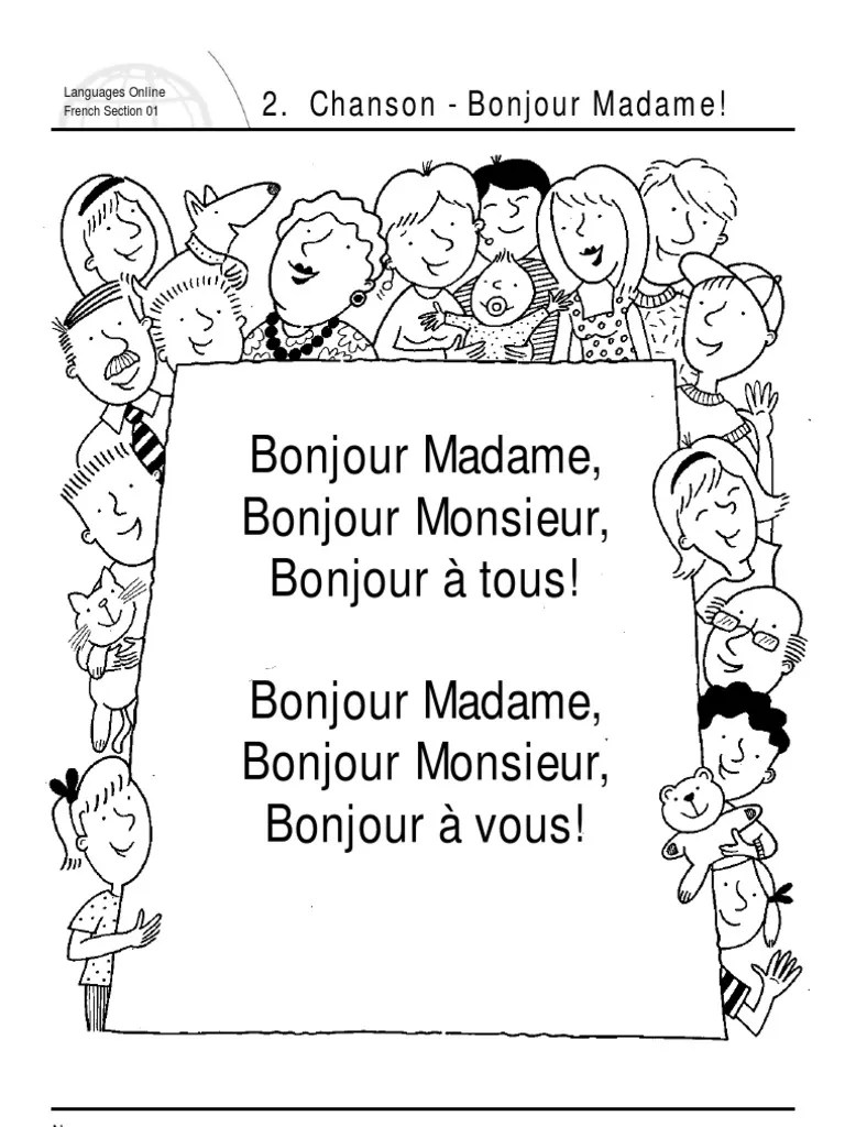 Bonjour Madame | PDF