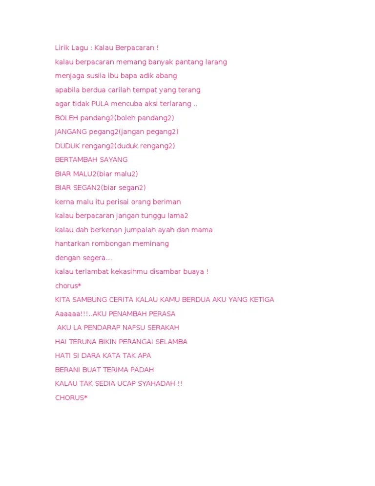 Lirik Lagu Aku Untuk Kamu Kamu Untuk Aku - Berbagai Peruntukan