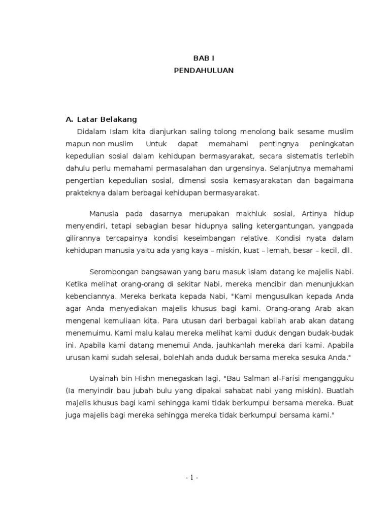 Kepedulian Sosial | PDF