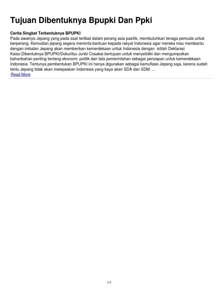 Jelaskan Apa Saja Tugas Dari Bpupki Dan Ppki