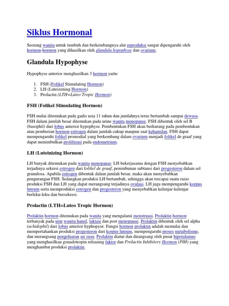 Siklus Hormonal | PDF