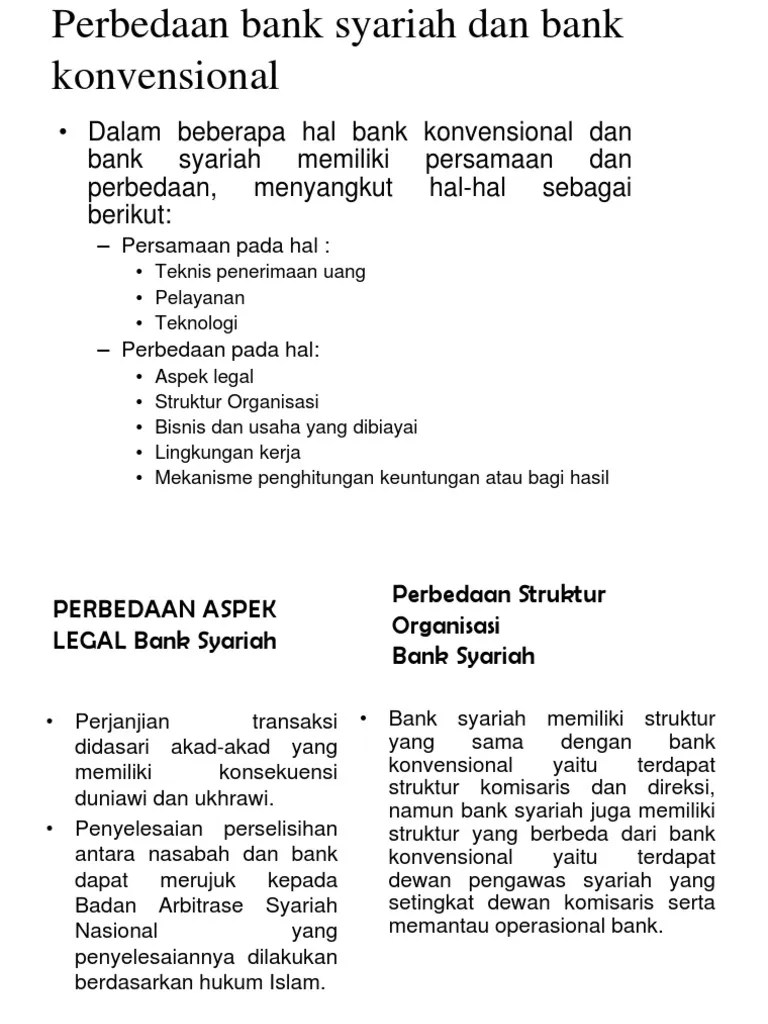 A Bank Syariah Vs Bank Konvensional | PDF