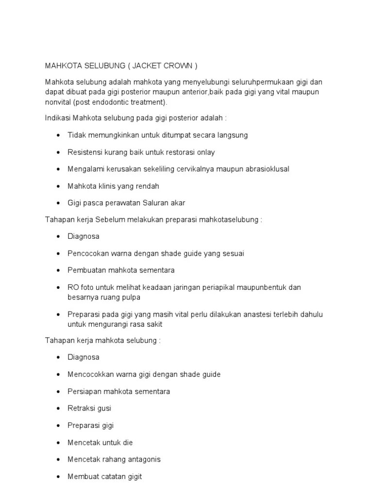 Mahkota Selubung | PDF