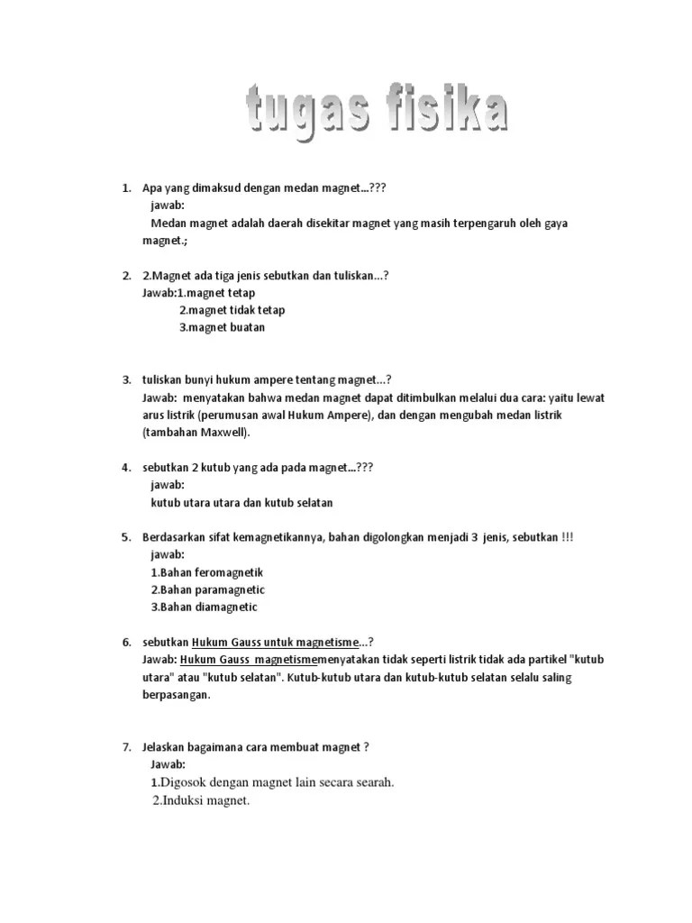 Sebutkan Cara Membuat Magnet Dengan Cara Induksi