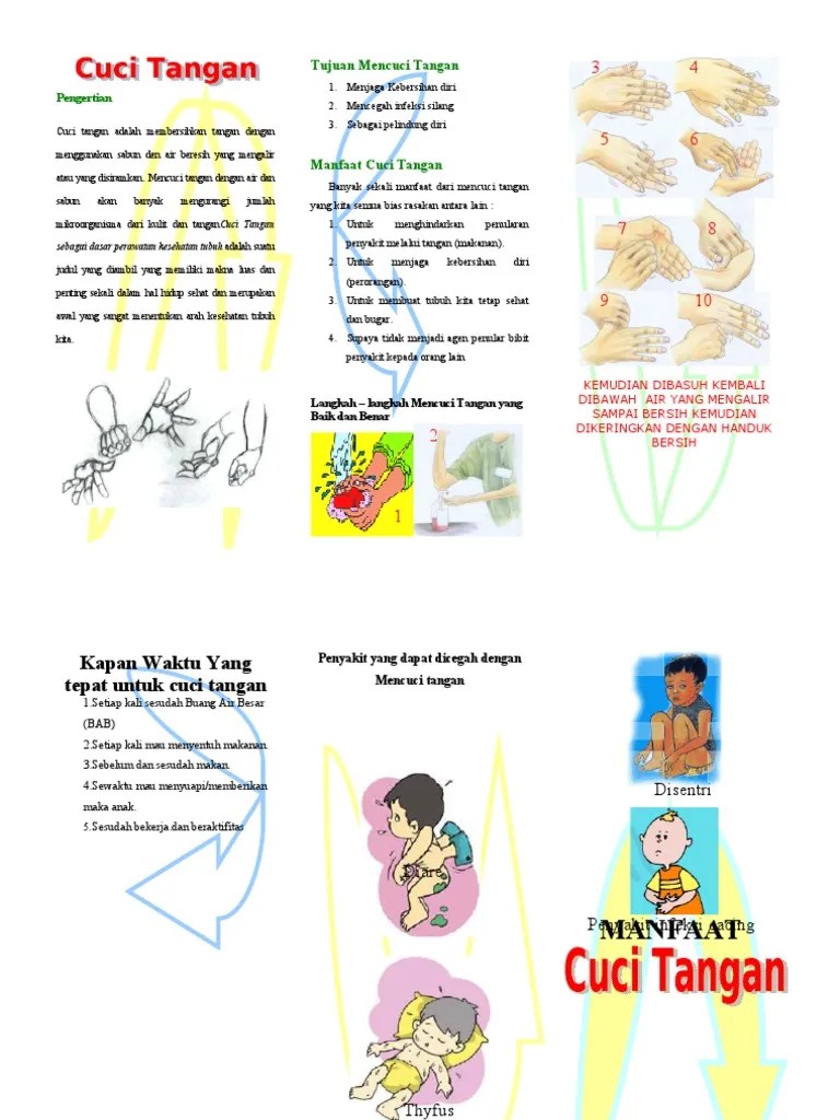 Leaflet cUCI tANGAN | PDF