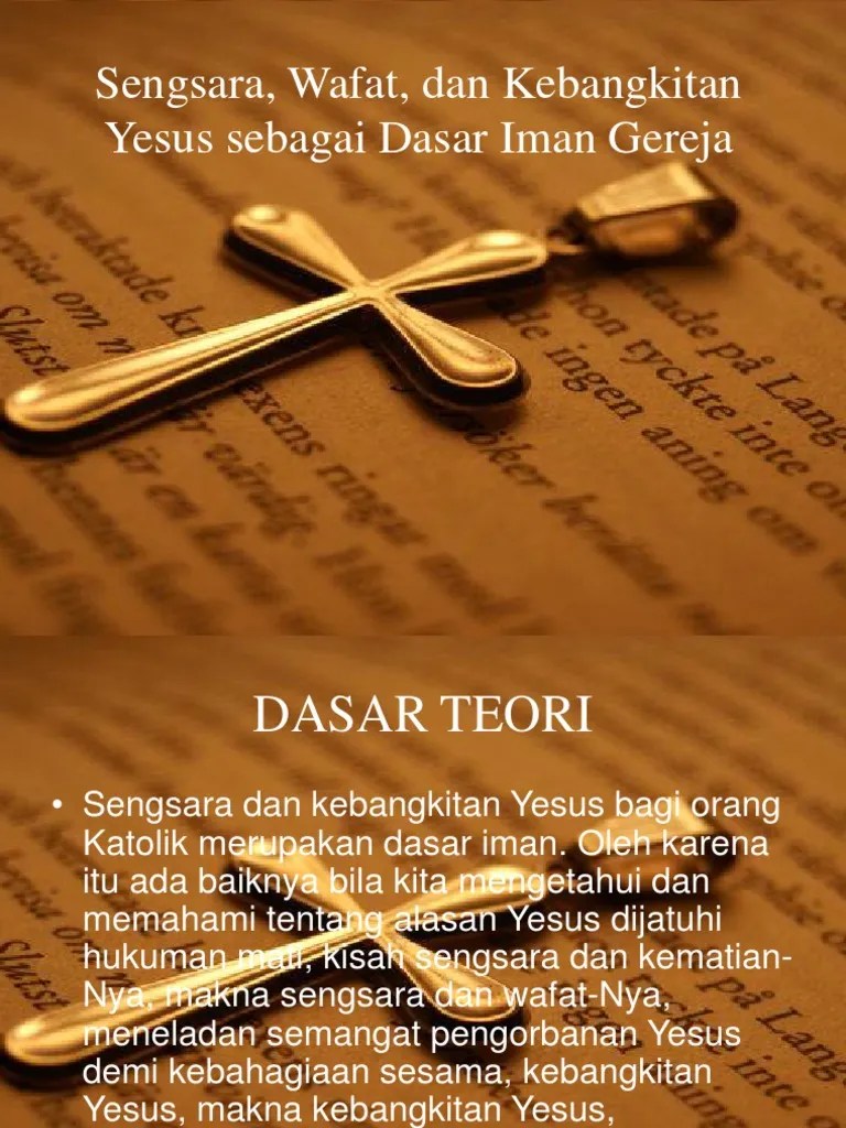 Makna Kebangkitan Yesus Bagi Orang Percaya – Belajar