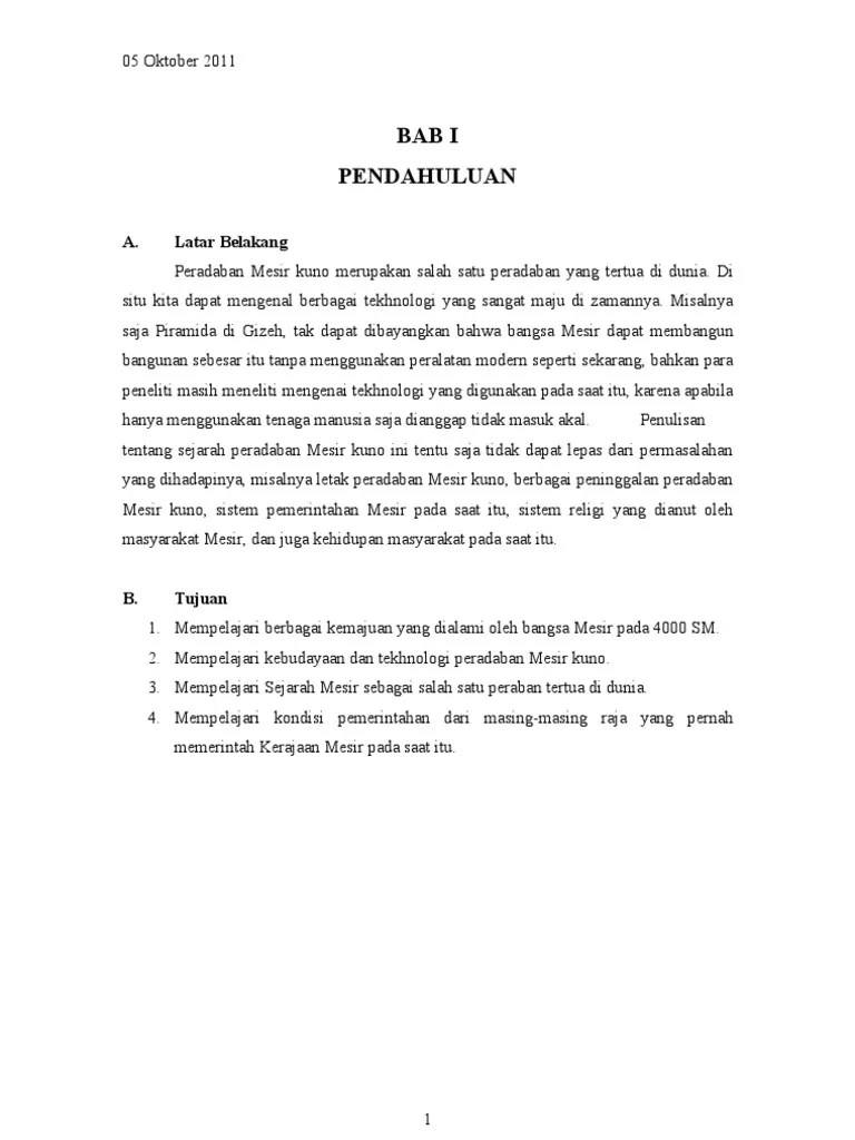 Sejarah Peradaban Mesir Kuno | PDF