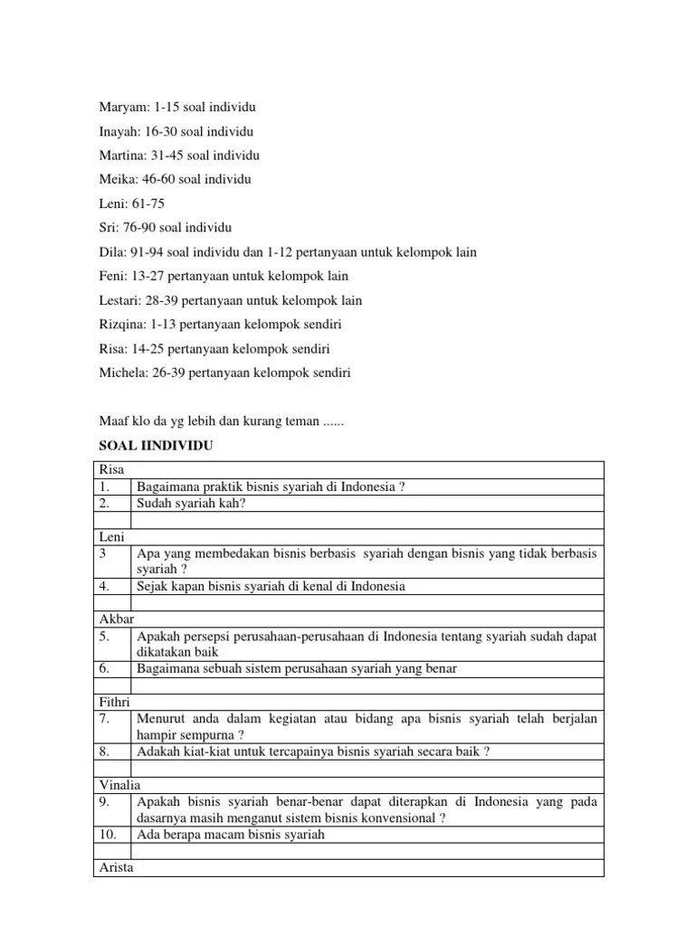 Soal BBS (Bagi-Bagi) | PDF