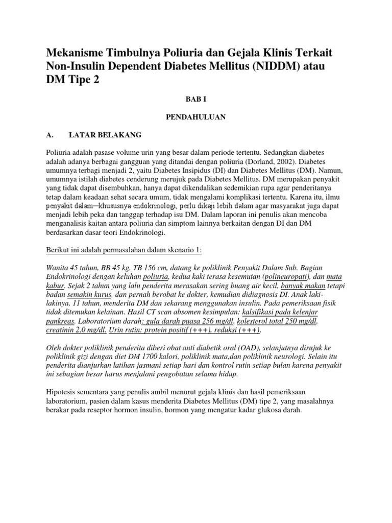 Mekanisme Timbulnya Poliuria Dan Gejala Klinis Terkait Non (Blok Endokrin)  2012 | PDF