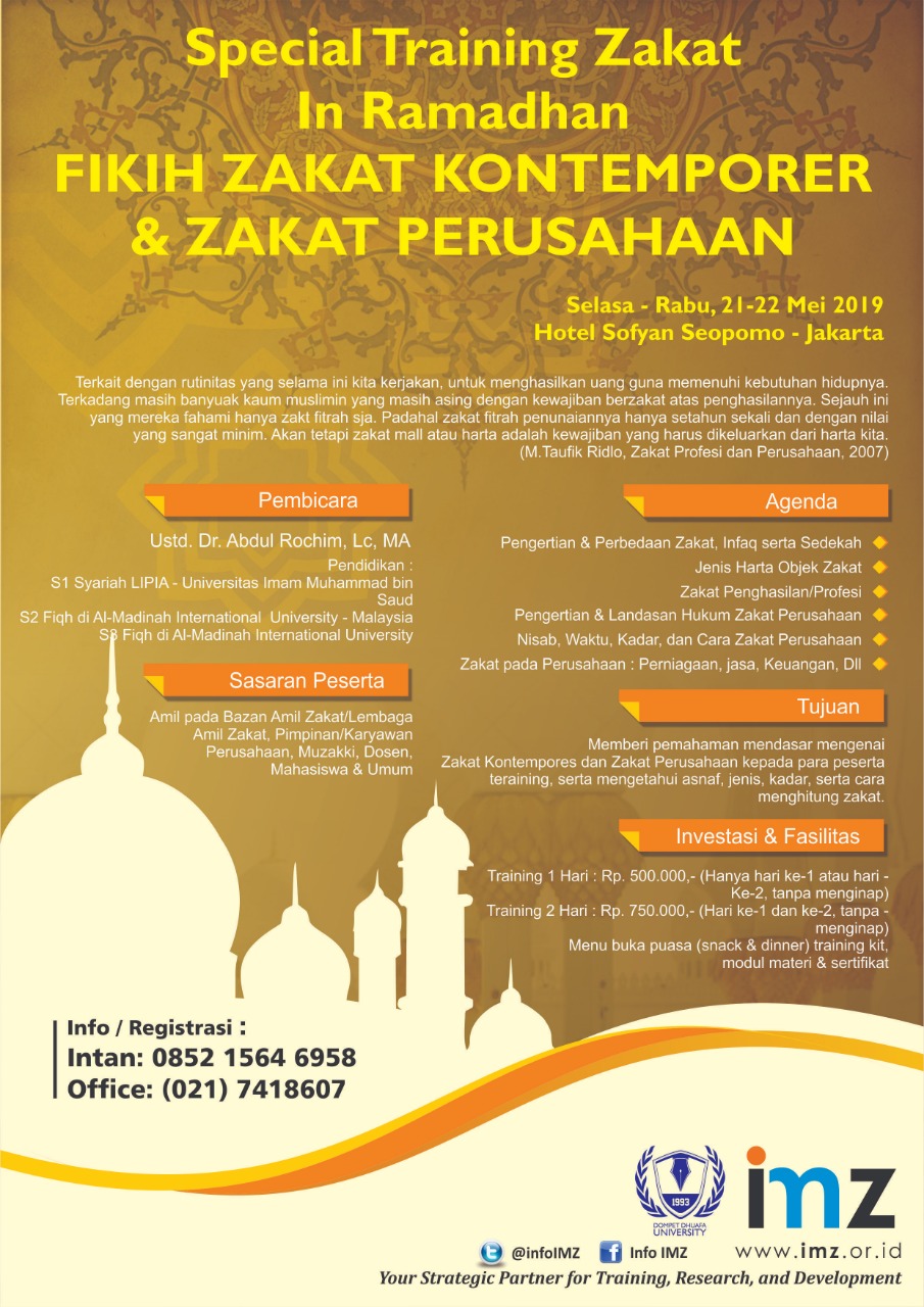 Fikih Zakat Kontemporer &amp; Zakat Perusahaan