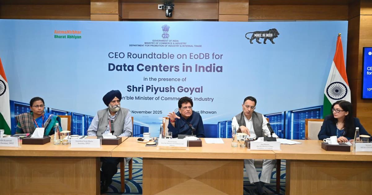 Piyush Goyal Chairs Meet To Boost AI, Data Centre Investments