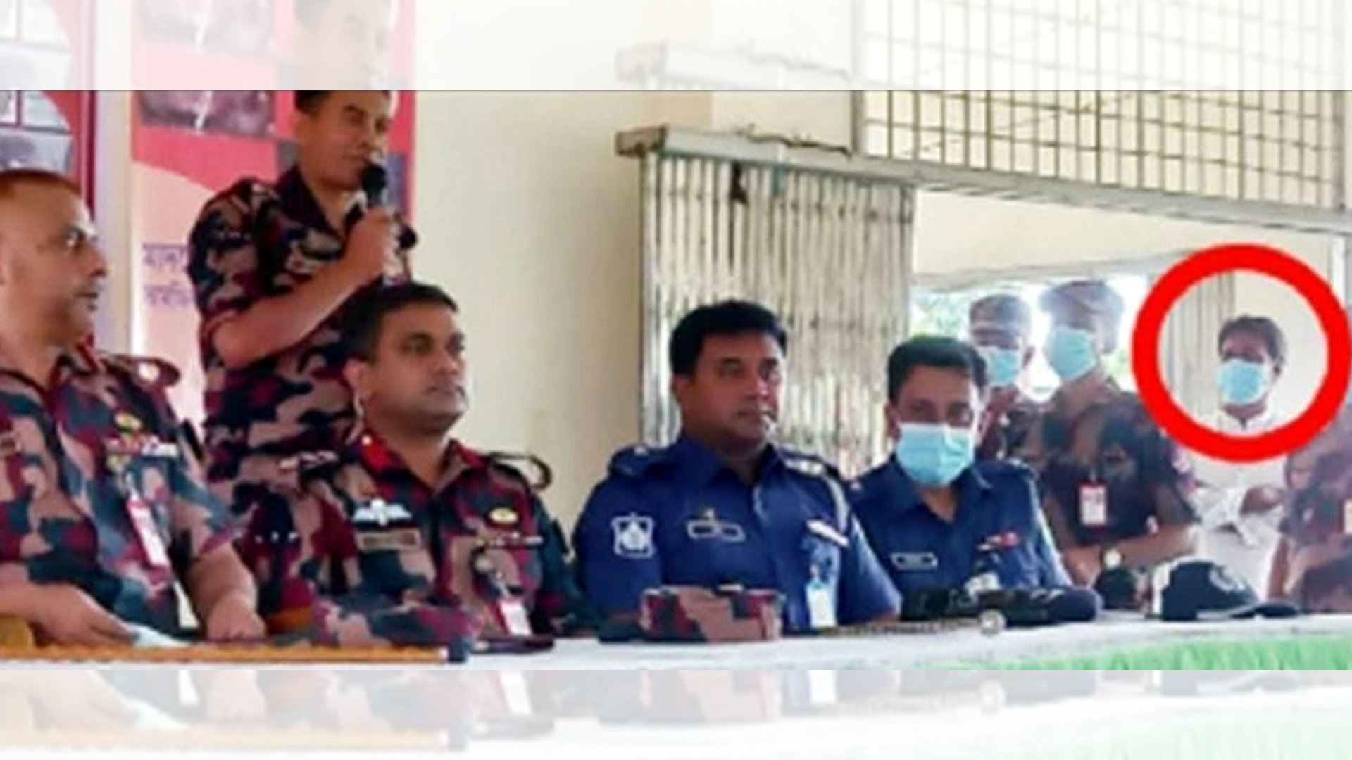 বিতর্কিত ব্যক্তির উপস্থিতি অনিচ্ছাকৃত, বিষয়টি জানা ছিল না : ৪৮ বিজিবি