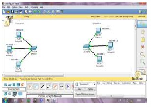 MENGHUBUNGKAN 2 JARINGAN LAN DENGAN 1 ROUTER – khusnul khotimah