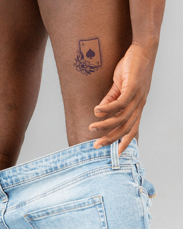 Ace Of Spades Tattoo - Semi-Permanent Tattoos By Inkbox&Trade; - Inkbox™ 875_x_700_jpg
