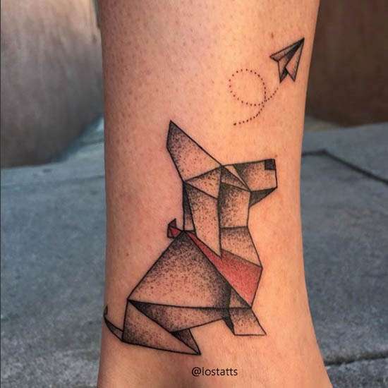 Origami Tattoo 15 Idee Per Tatuaggi Originali E Bellissimi - Inkme Tattoo 550_x_550_jpg