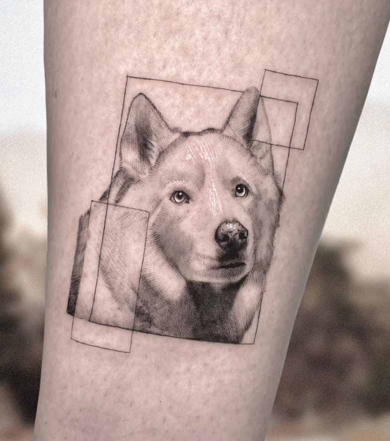 60+ Popular Husky Tattoos In Traditional Styles | Inku Paw 886_x_784_jpg