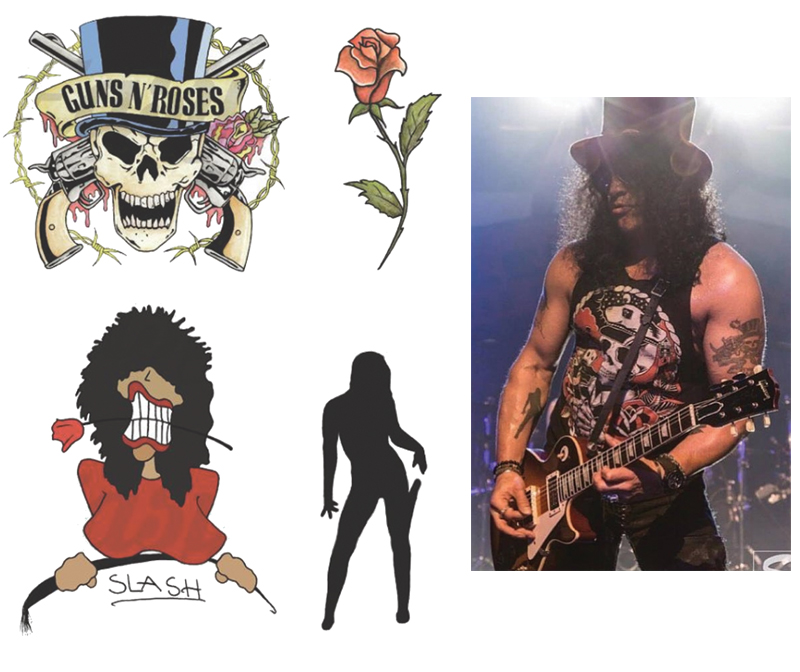 Slash Fake Tattoos | Inkwear 672_x_800_jpg