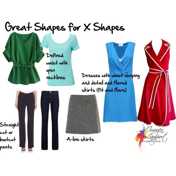 Body Shapes Explained X Shape Hourglass Inside Out Style