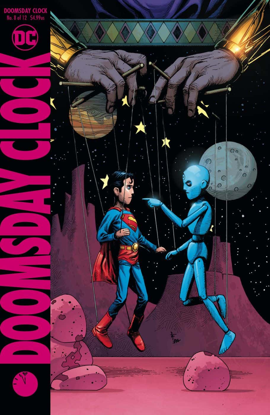 Dc Comics Universe Doomsday Clock 8 Spoilers Do We Get Doctor Manhattan Vs Superman How Many Of The Watchmen Characters Appear This Issue Inside Pulse