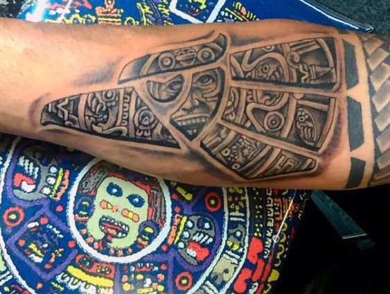 35 Aztec Tattoo Ideas For The Warrior In You - Inspirationfeed 424_x_563_jpg
