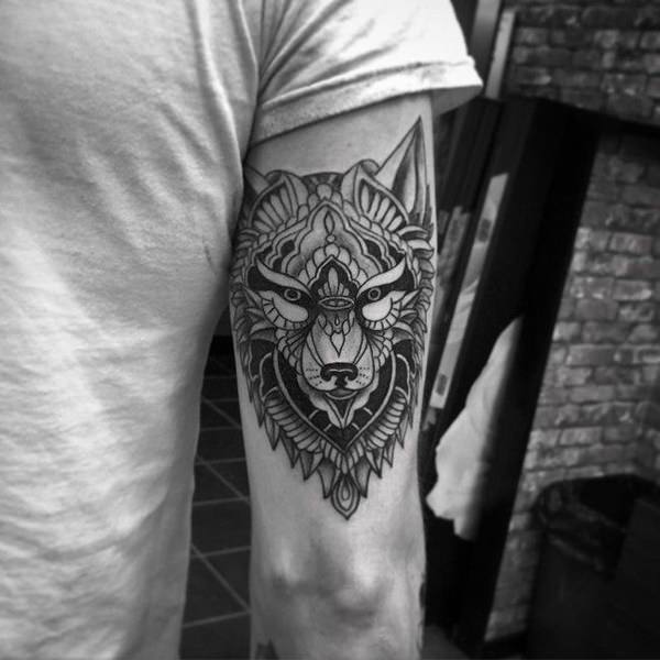 105 Awesome Wolf Tattoos For The Leader In You - Inspirationfeed 600_x_600_jpg