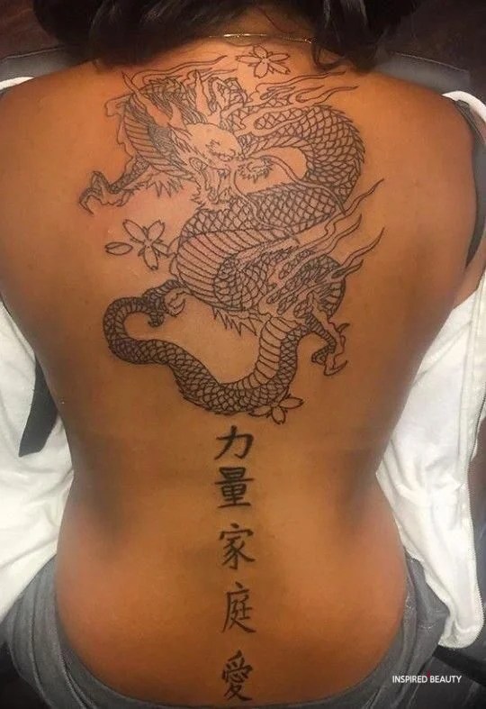 13 Dragon Spine Tattoo For Woman - Inspired Beauty 787_x_540_jpg